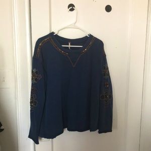 Cute Free People sequined sweater!